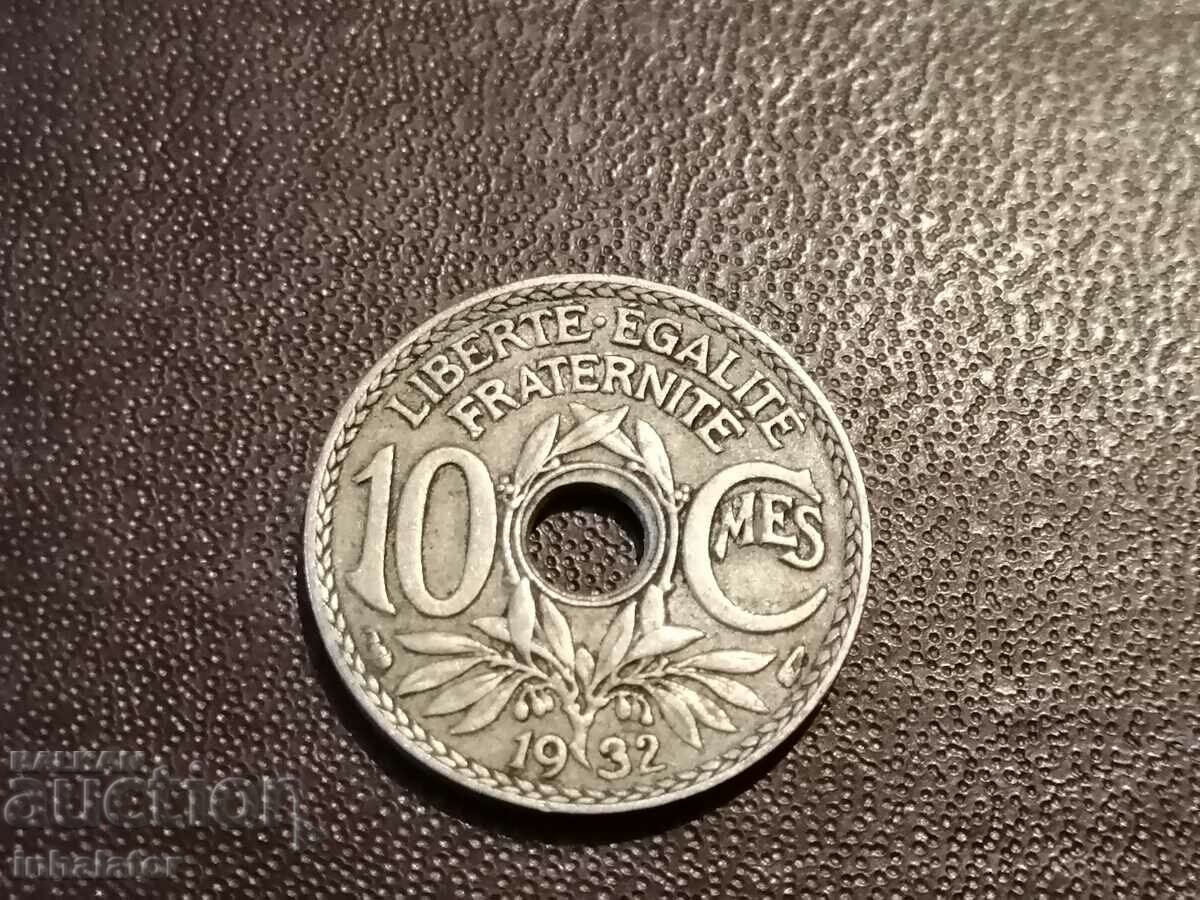 1932 10 centimes France