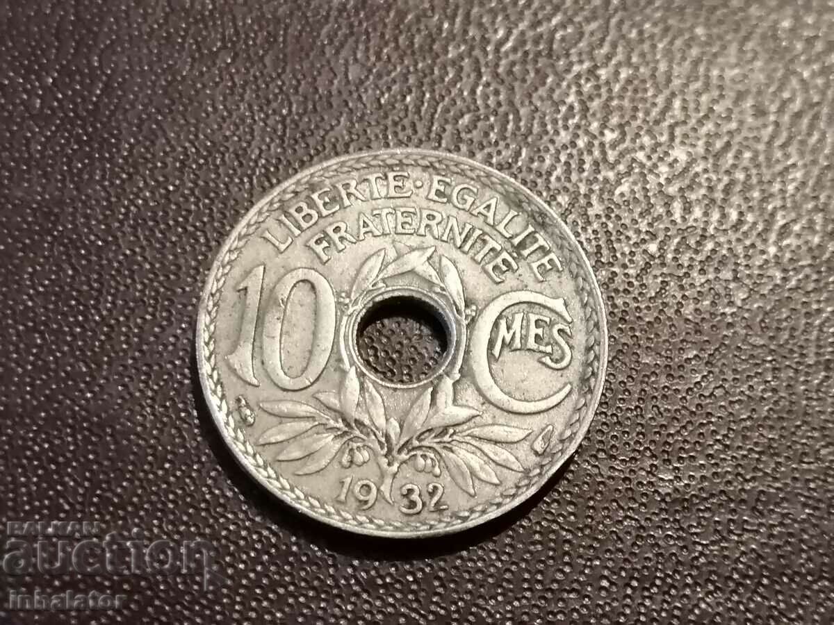 1932 10 centimes France