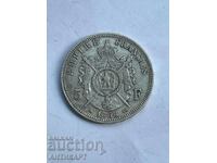 Moneda de argint #2 5 franci Franța 1868 Argint