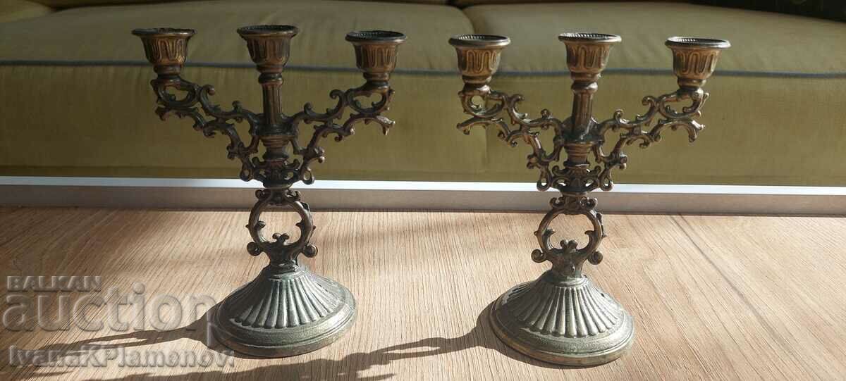 Metal candlesticks for collectors