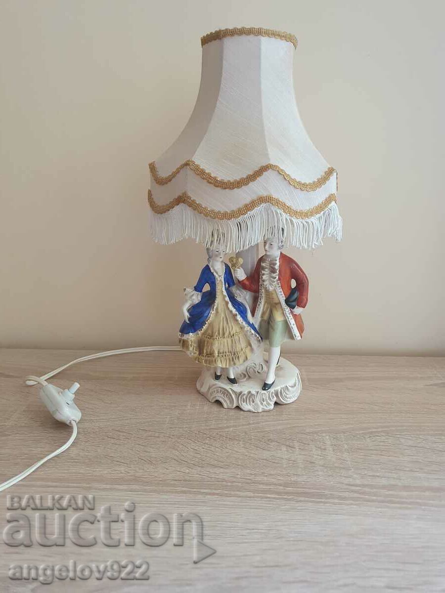 Porcelain night lamp with markings!