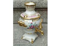 Russian Soviet Porcelain samovar GZHEL