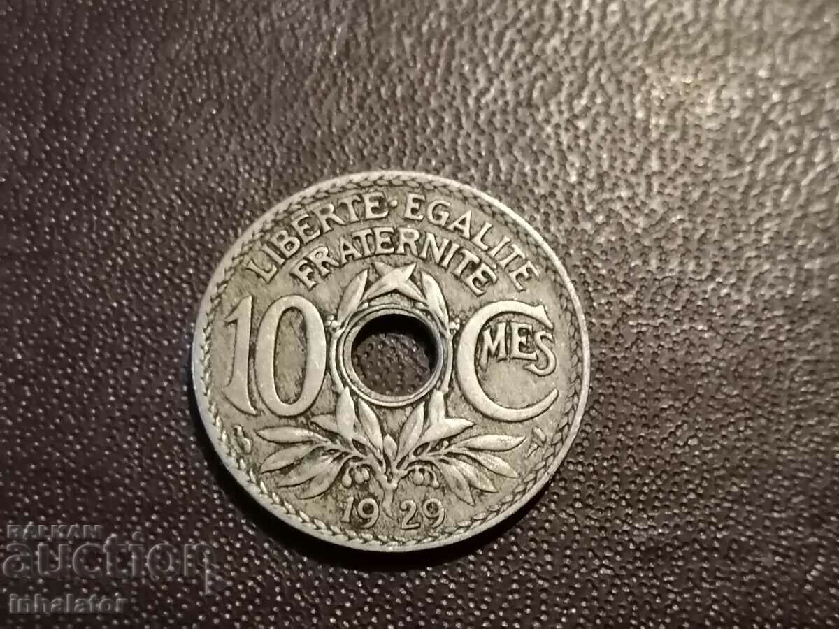 1929 10 centimes France