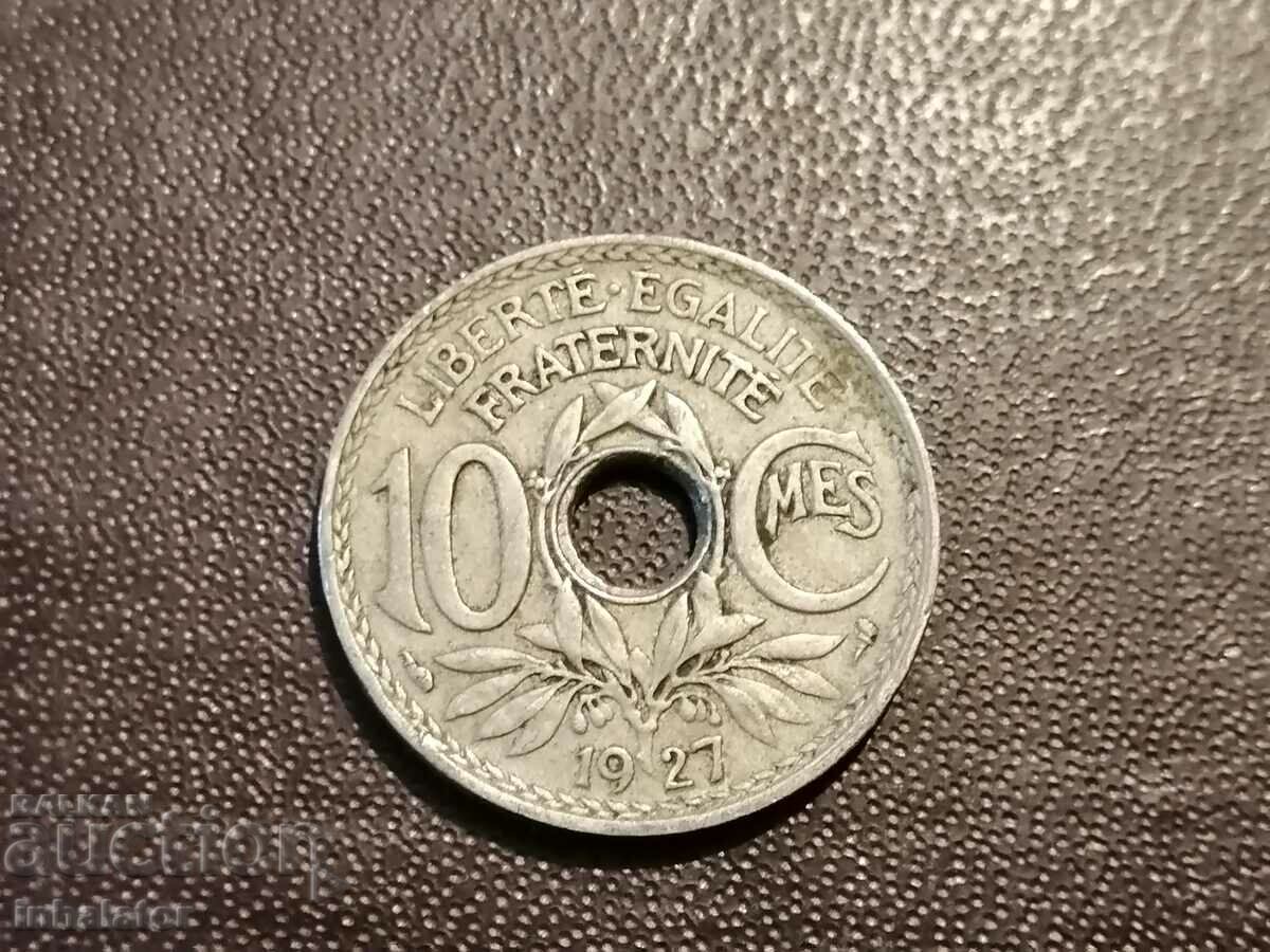 1927 10 centimes France