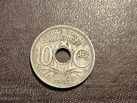 1927 10 centimes Franta