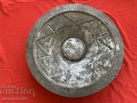 Hexagram Old copper plate /fruit bowl/