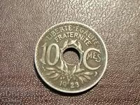 1923 10 centimes Franta