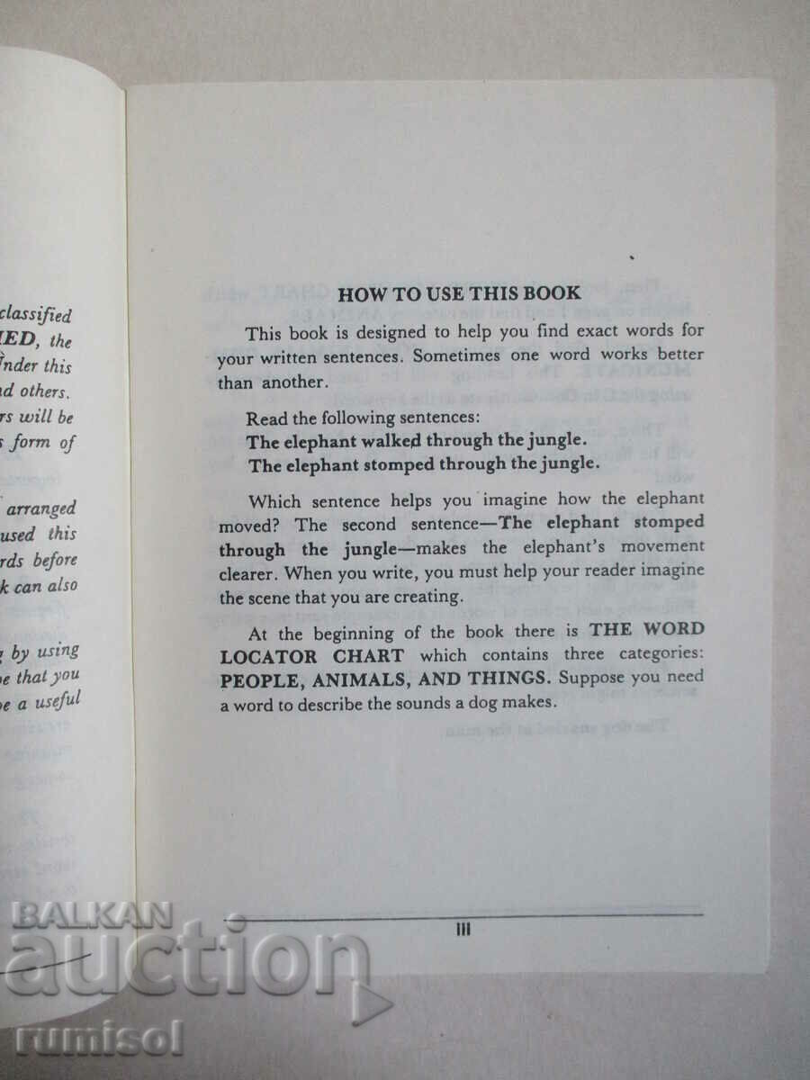 Auction The writer's book of synonyms Auction The writer's book of synonyms