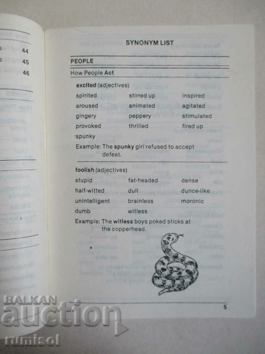 The writer's book of synonyms - 5 The writer's book of synonyms - 5