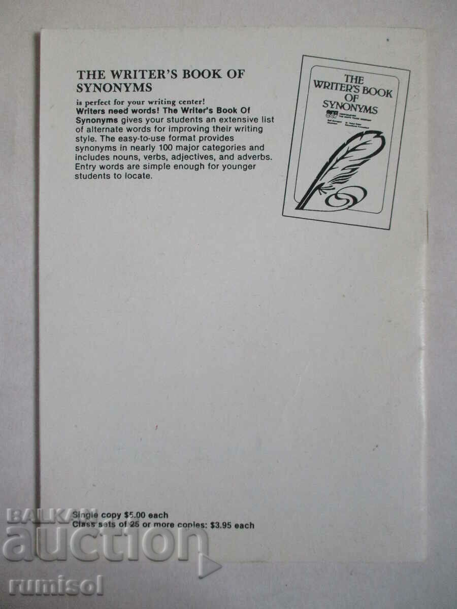 The writer's book of synonyms - 6 The writer's book of synonyms - 6