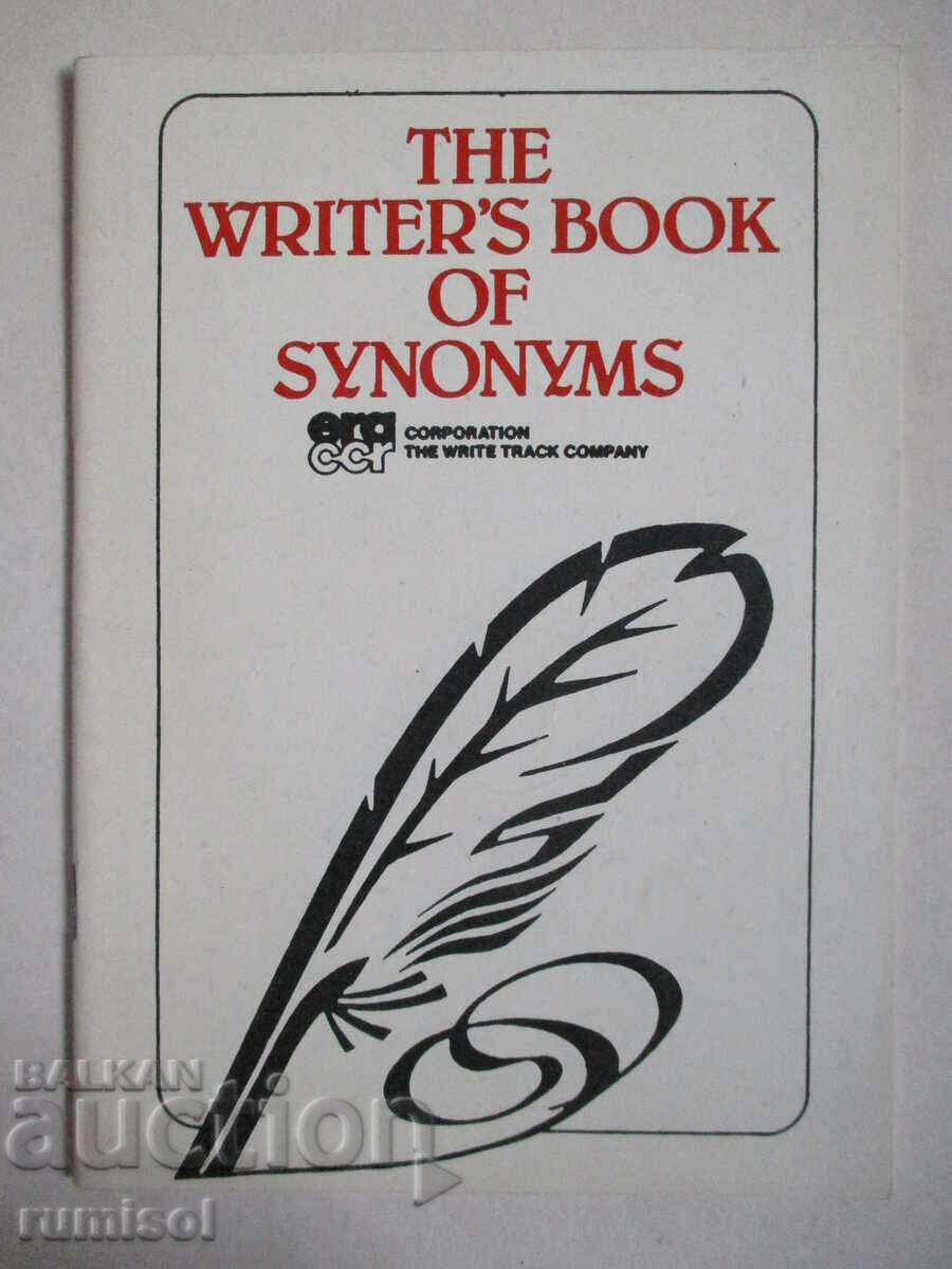 The writer's book of synonyms