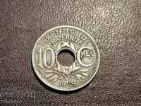 1919 10 centimes Franta