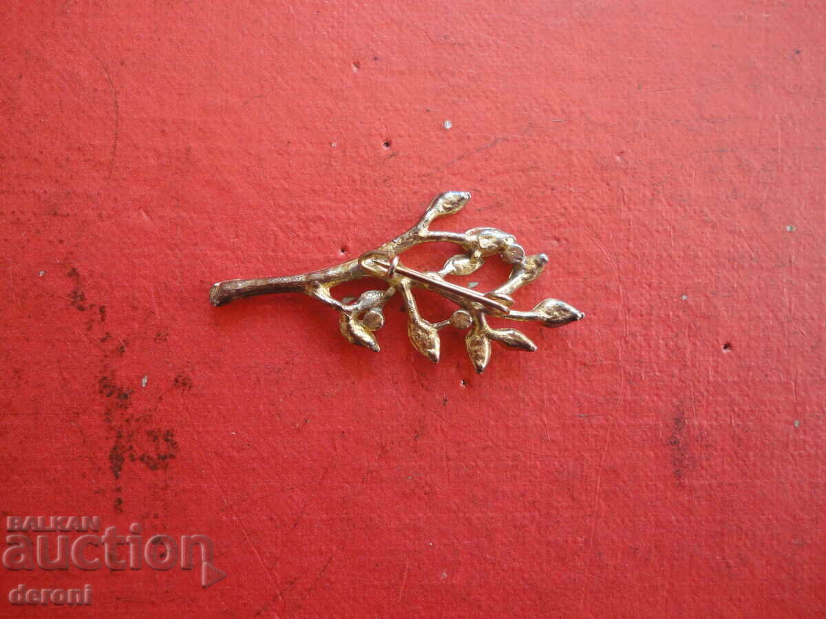 Auction Gilded flower brooch 73 Auction Gilded flower brooch 73