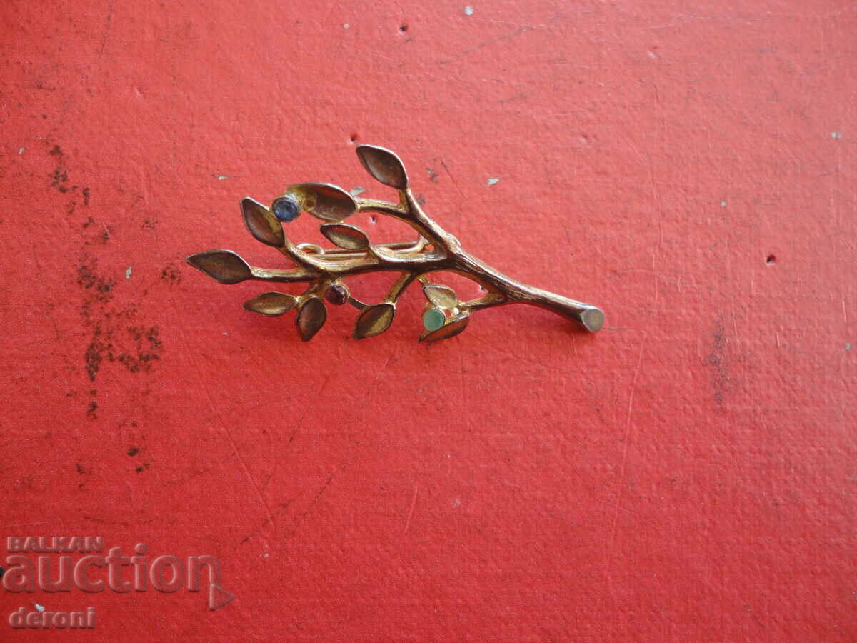 Delivery of Gilded flower brooch 73 Delivery of Gilded flower brooch 73