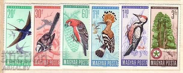 1966 Bird Fauna. 6 m.** Hungary