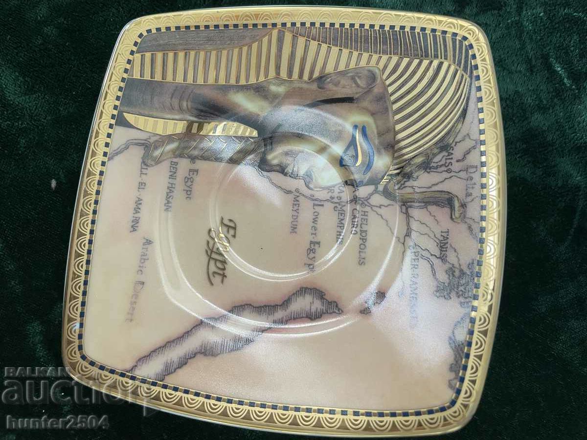 Cake plates, 14/14 cm, Limoges, Egypt - 5 Cake plates, 14/14 cm, Limoges, Egypt - 5