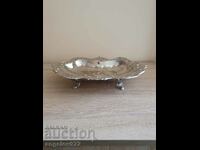 A beautiful metal fruit bowl