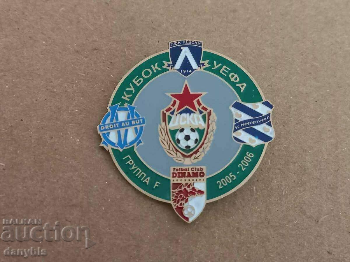 Football Badge - Levski - UEFA Cup - 2005-06