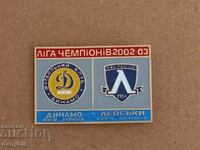 Football badge - Dynamo Kyiv - Levski - 2002 - 03