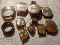 Gold-plated watches 10 pcs