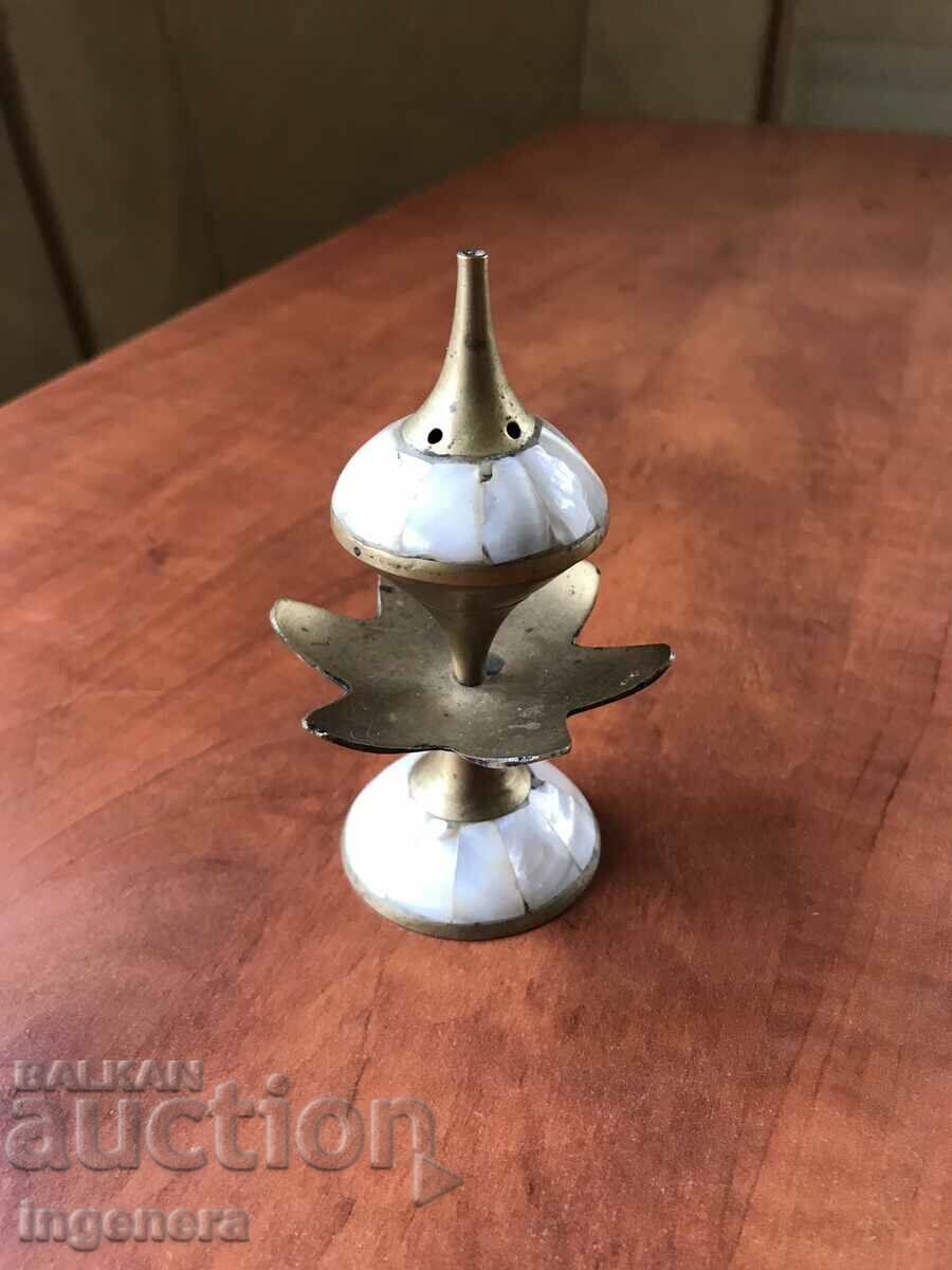 BRONZE FIGURE PEARL CANDILLO INCENSE