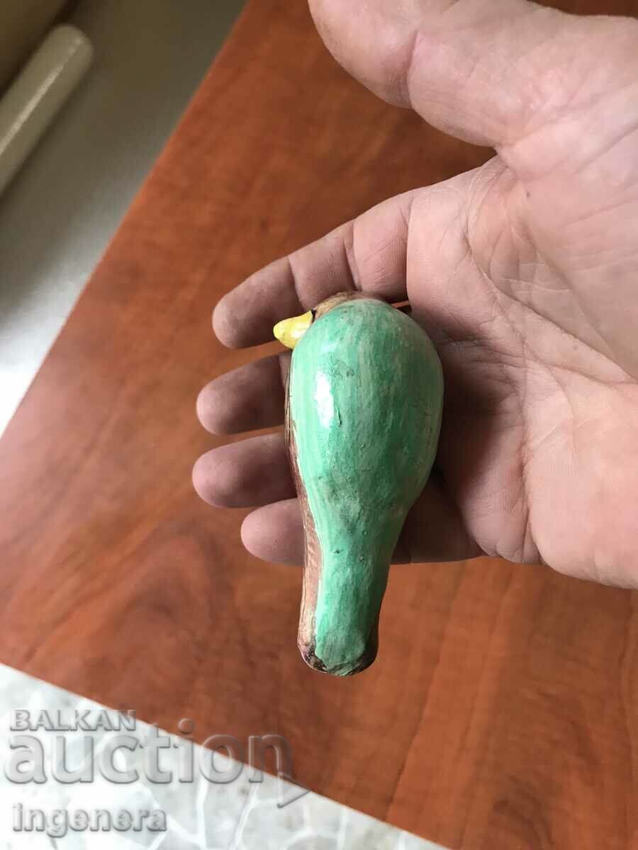 SOUVENIR WOOD CHICKEN FIGURE - 5 SOUVENIR WOOD CHICKEN FIGURE - 5