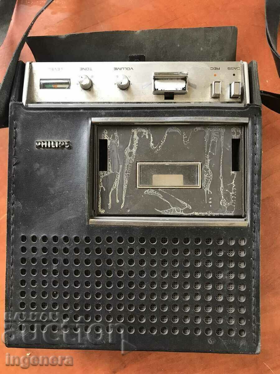 "PHILIPS" PORTABLE CASSETTE
