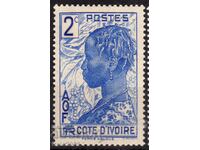 France/Cote D"Ivoire/AOF-1936-Regular-Coffee picker, MLH