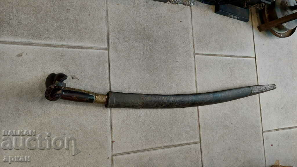 Auction Ottoman Empire scimitar with original kanya Auction Ottoman Empire scimitar with original kanya