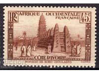 Franța/Cote D"Ivoire/AOF-1936-Ordinary-Mosque,MLH