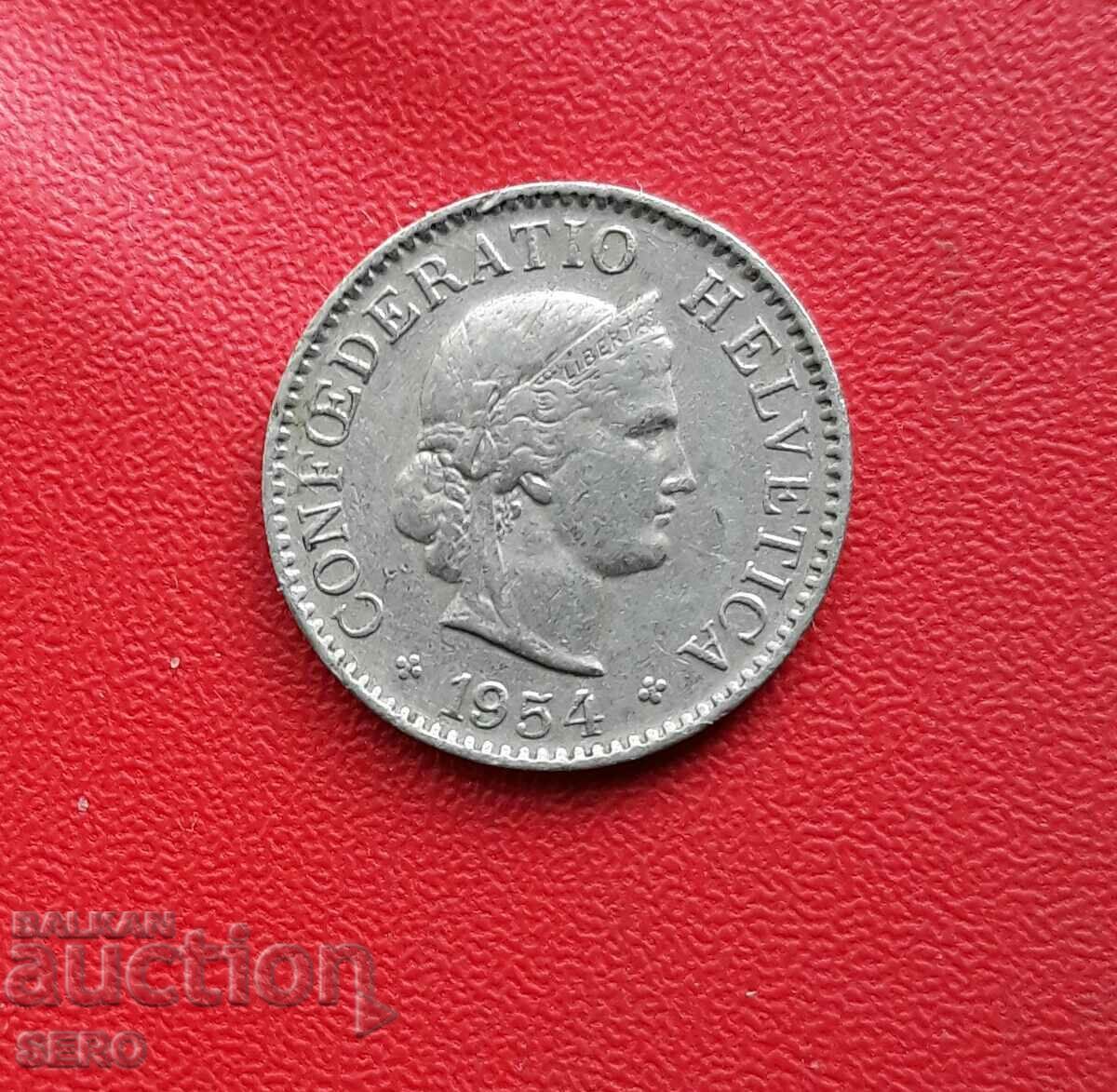 Switzerland-5 Rapen 1954