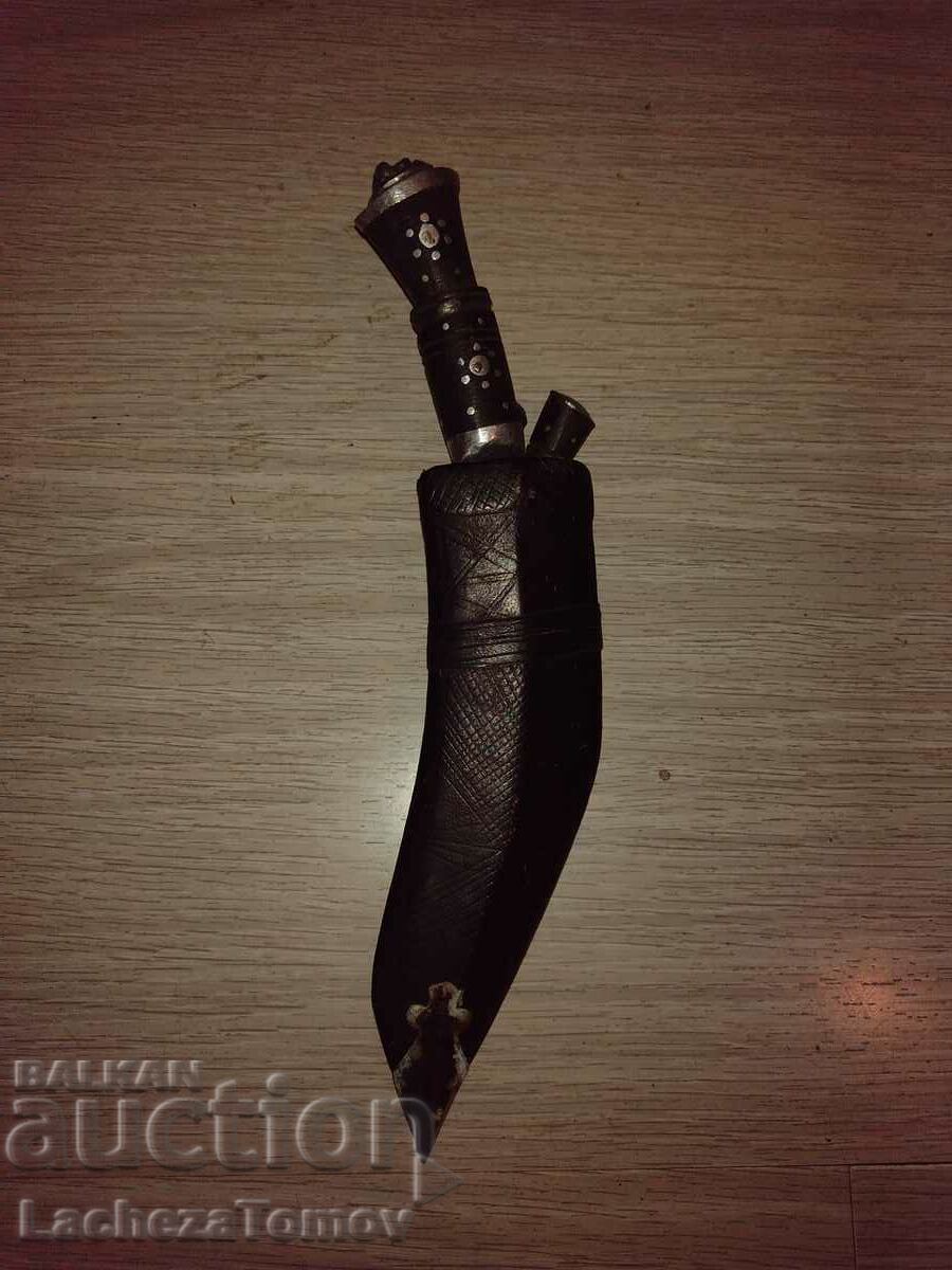 Kukri knife blade inlaid Nepal Kaniya legendary