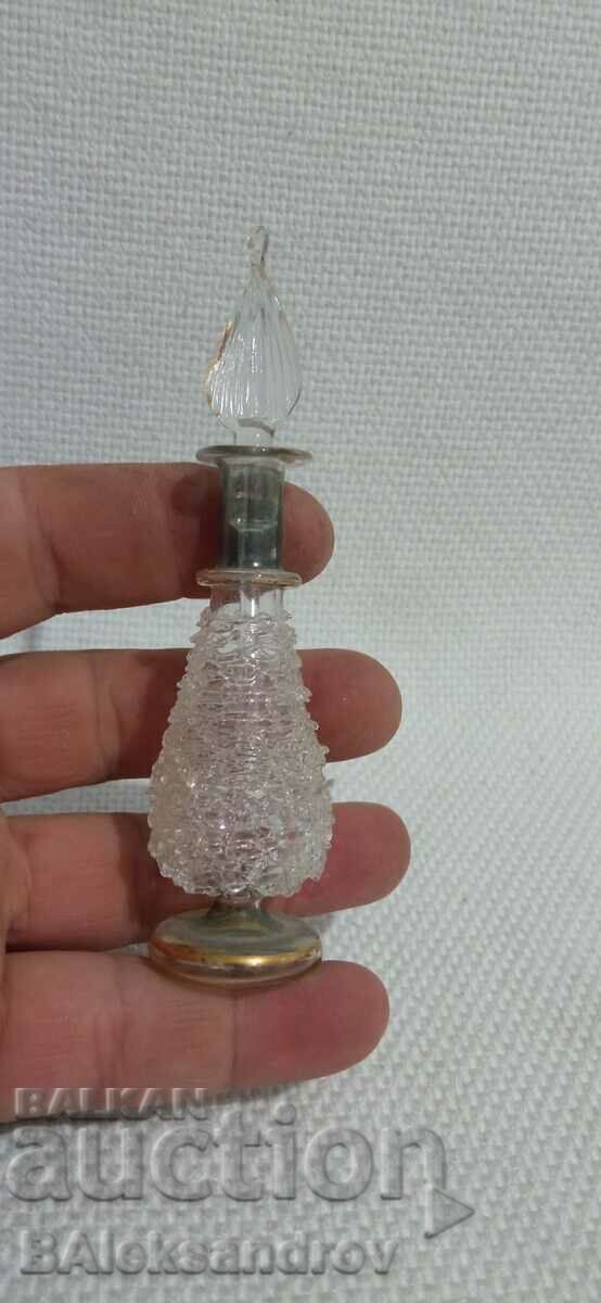 Old hand blown glass perfume bottle with price 22.00 BGN | € 11.25 Old hand blown glass perfume bottle with price 22.00 BGN | € 11.25