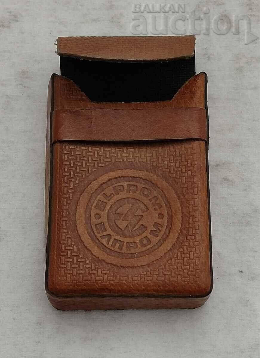 ELPROM Leather Advertisement Case with price 15.00 BGN | € 7.67 ELPROM Leather Advertisement Case with price 15.00 BGN | € 7.67