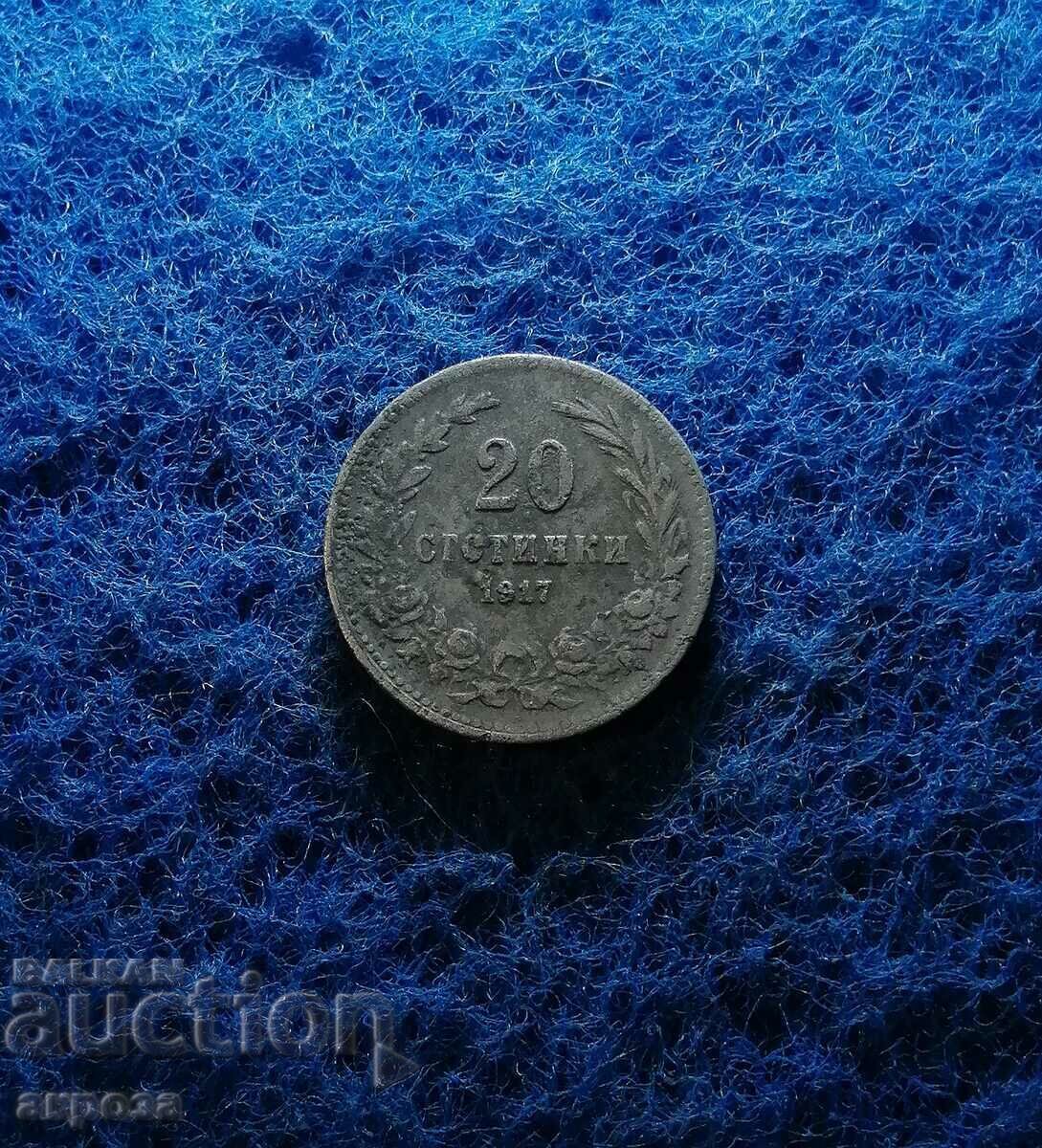 20 de cenți 1917 20 de cenți 1917