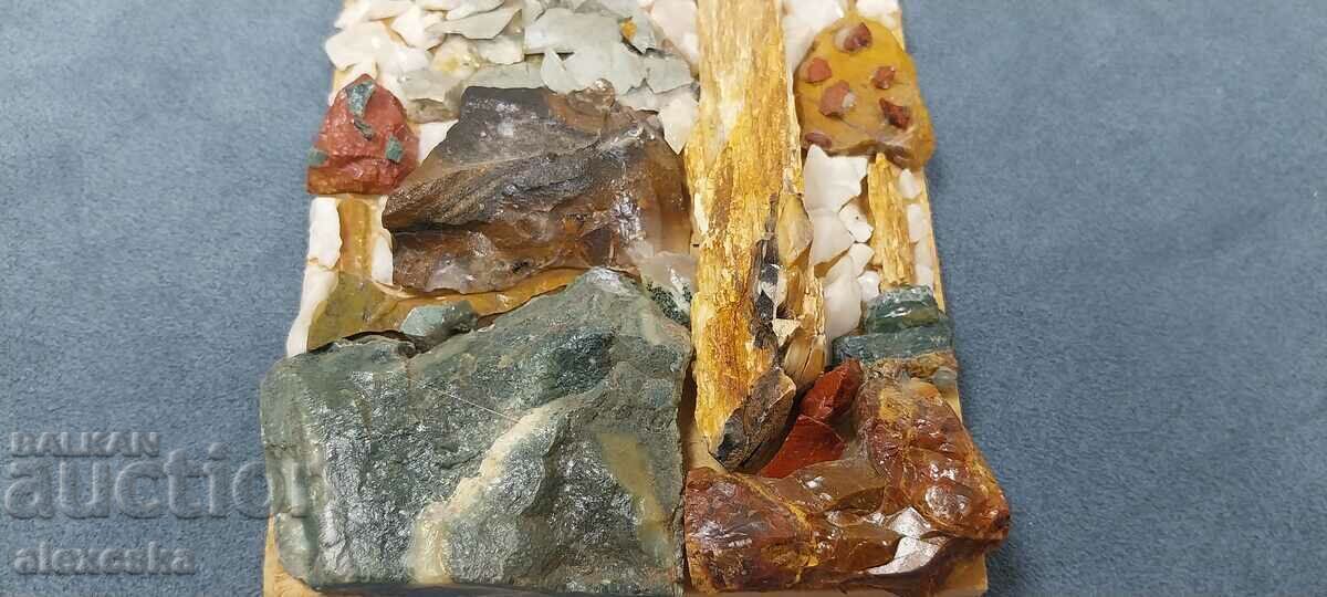 Panel of stones and minerals - 5 Panel of stones and minerals - 5