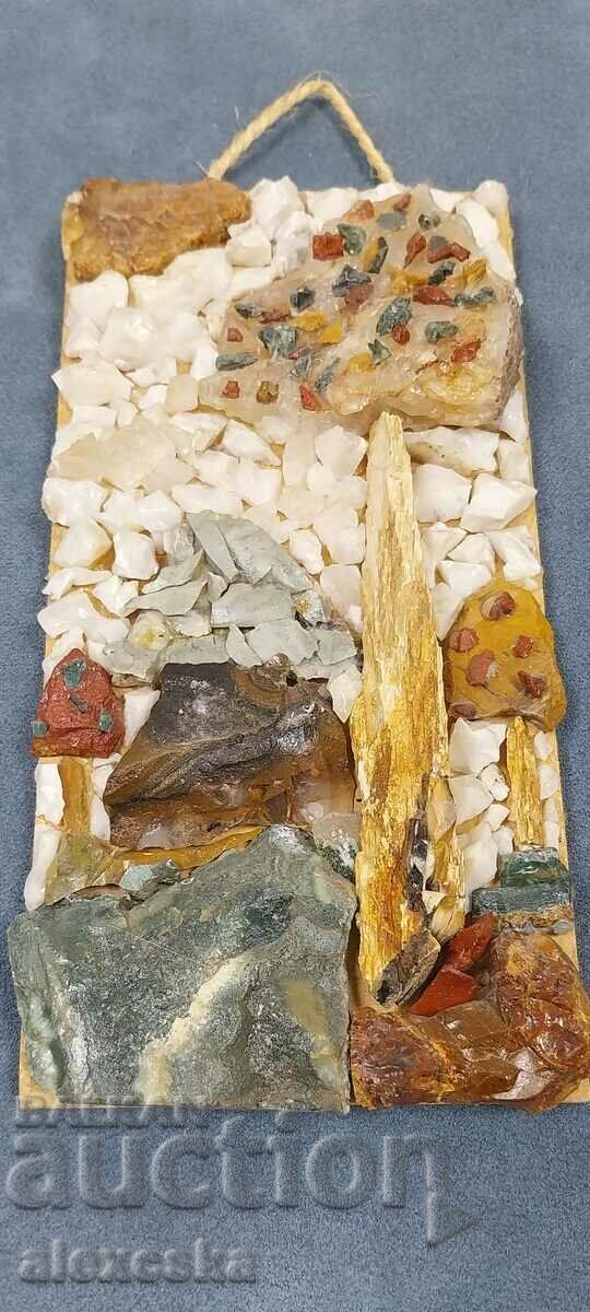 Panel of stones and minerals - 7 Panel of stones and minerals - 7