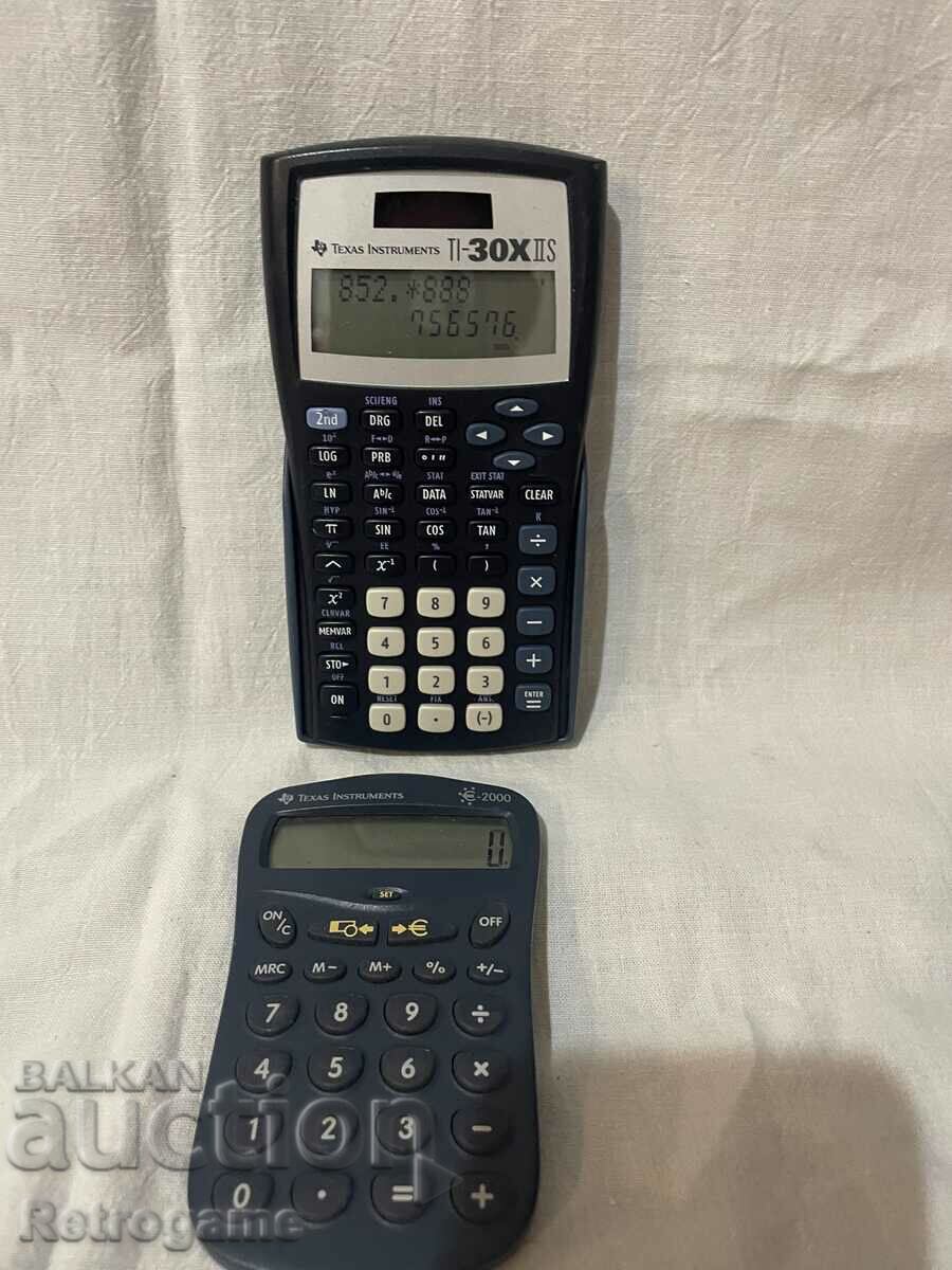 Calculatoare vechi BZC Texas instruments