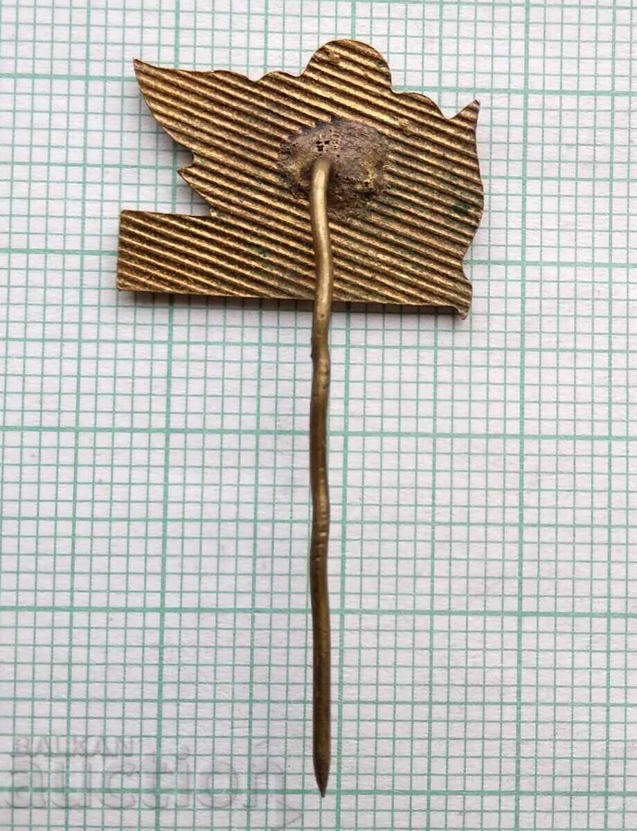 Licitație 16531 Insigna - stema orașului Kyustendil - email de bronz Licitație 16531 Insigna - stema orașului Kyustendil - email de bronz