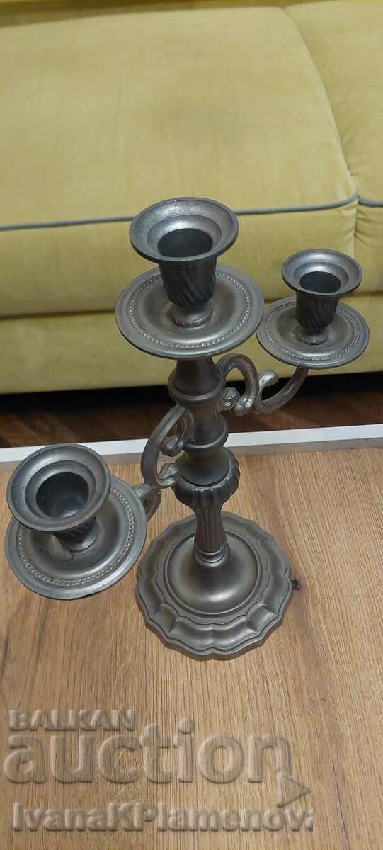 Auction  Lead candlesticks for collectors
