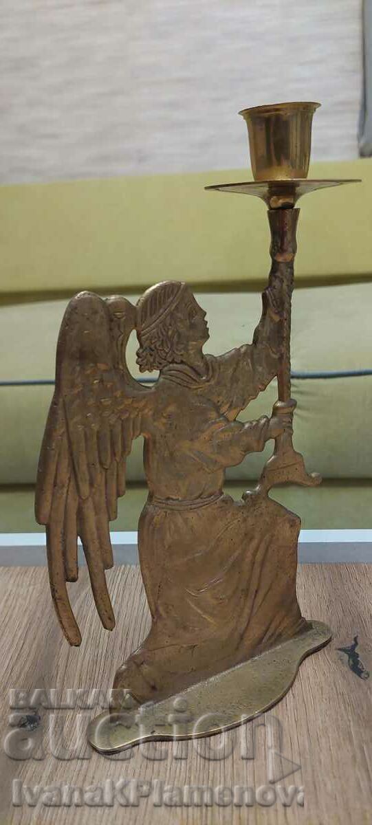 Auction Candle holder bronze for collectors Auction Candle holder bronze for collectors