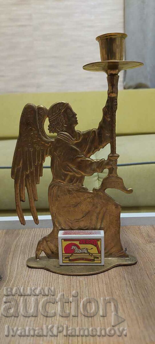 Suport de lumanari bronz pentru colectionari - 6