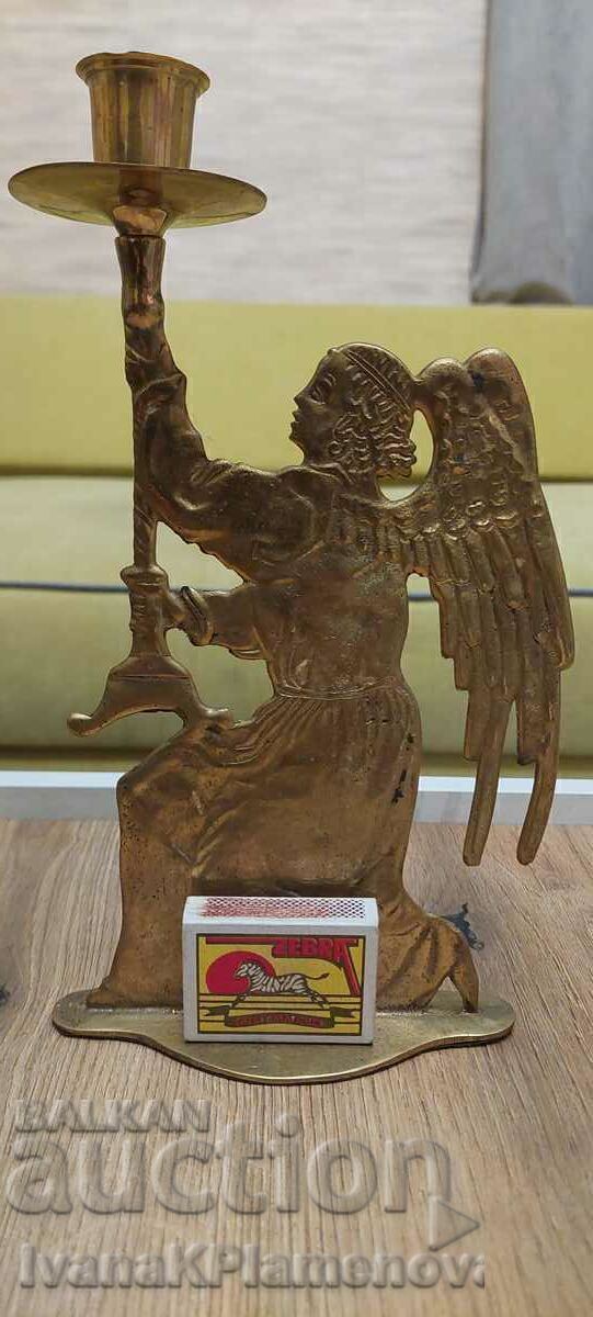 Suport de lumanari bronz pentru colectionari - 7