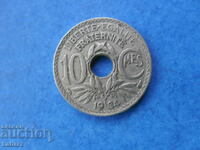 10 centimes 1934. Franta