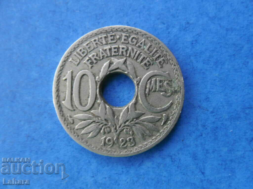 10 centimes 1923. France