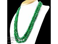 BZC!! 435 Carat 1 Penny Emerald Necklace!!