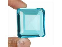 BZC! Topaz natural de 12,15 carate 1 Penny Square!