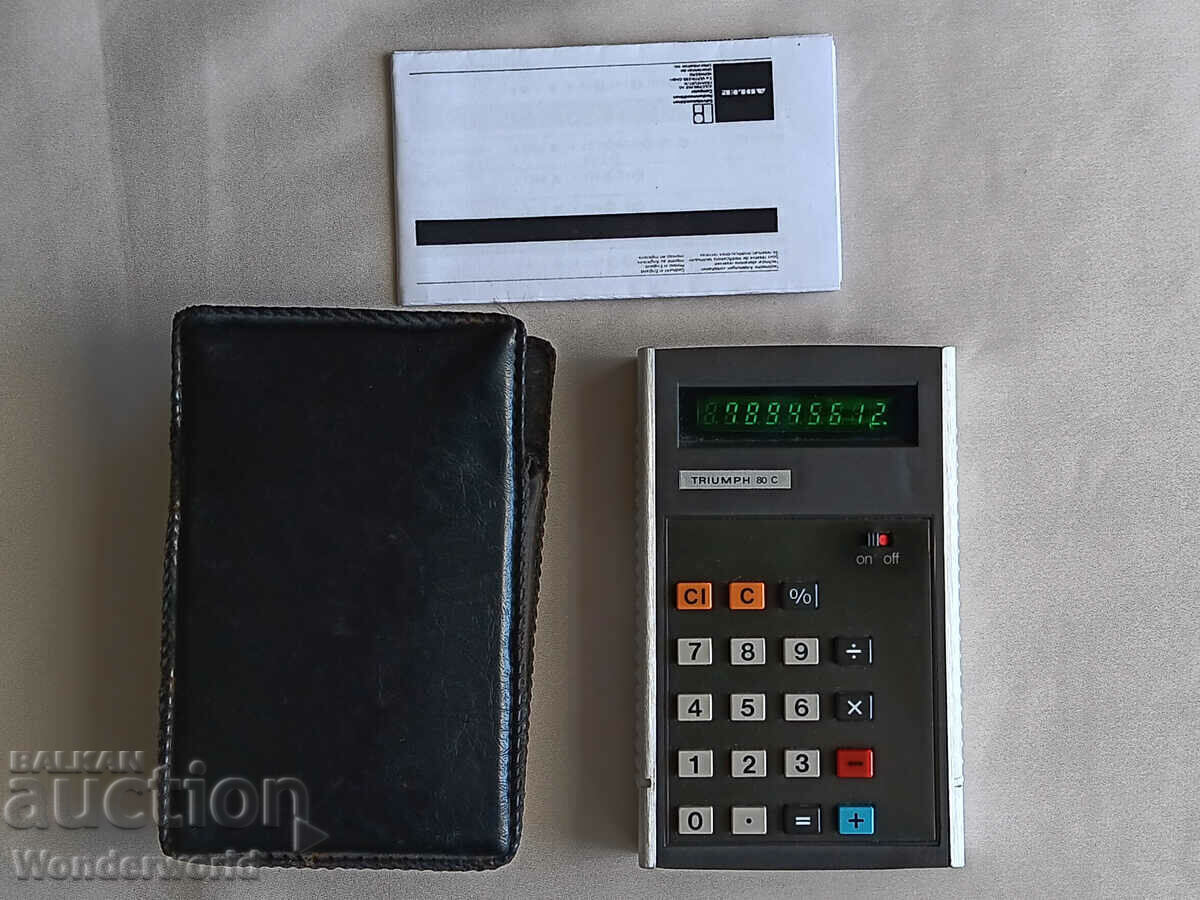Calculator Triumph 80C Calculator Triumph 80C