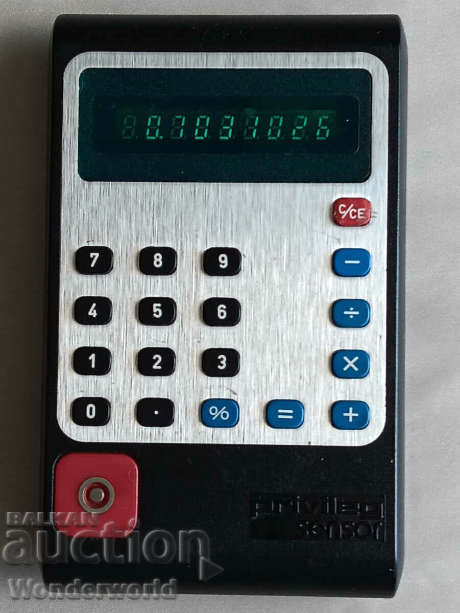 Calculator retro interesant din anii 70 - senzor Privileg