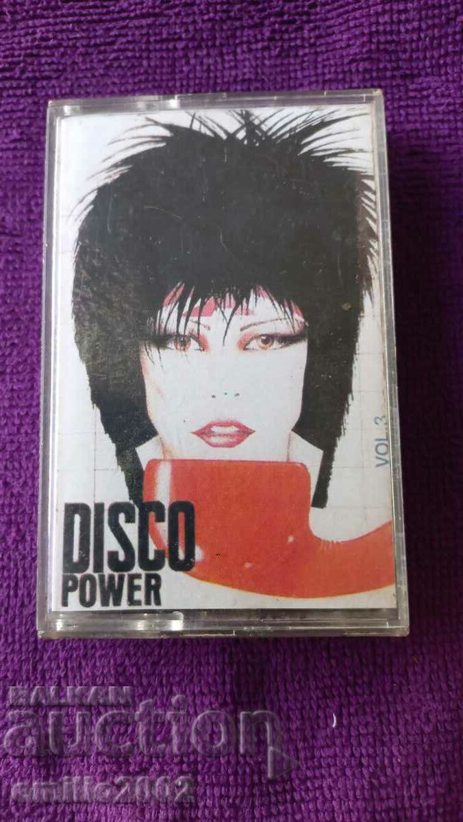 Audio Cassette Disco power